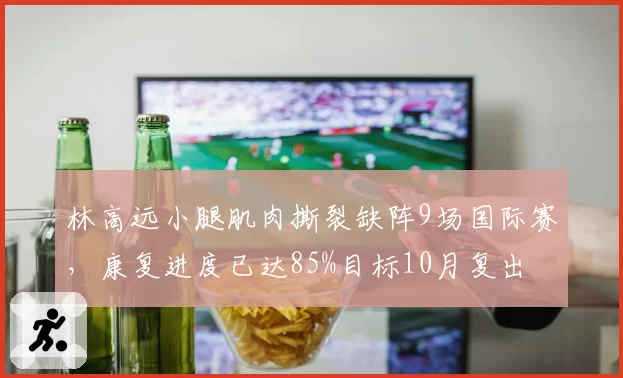 林高远小腿肌肉撕裂缺阵9场国际赛，康复进度已达85%目标10月复出
